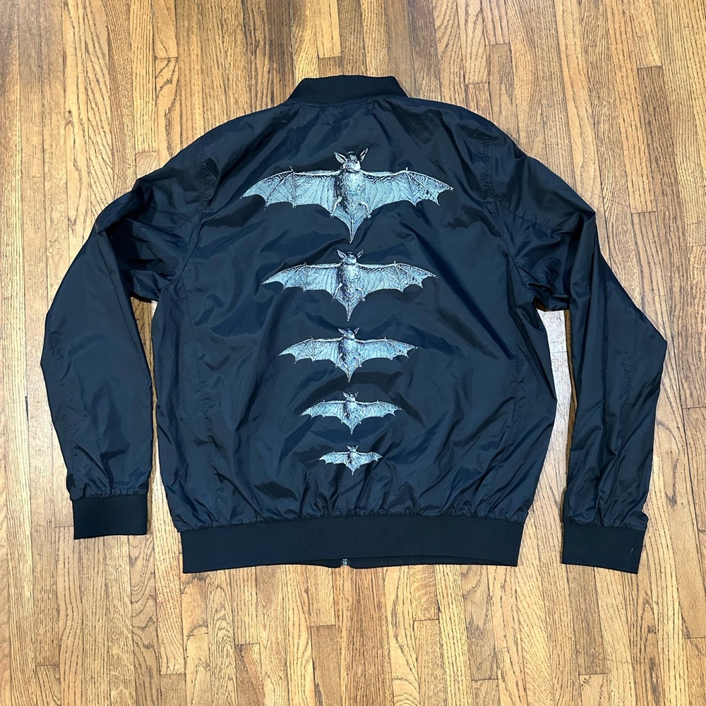 BlackCraft Unisex Bat Bomber Jacket